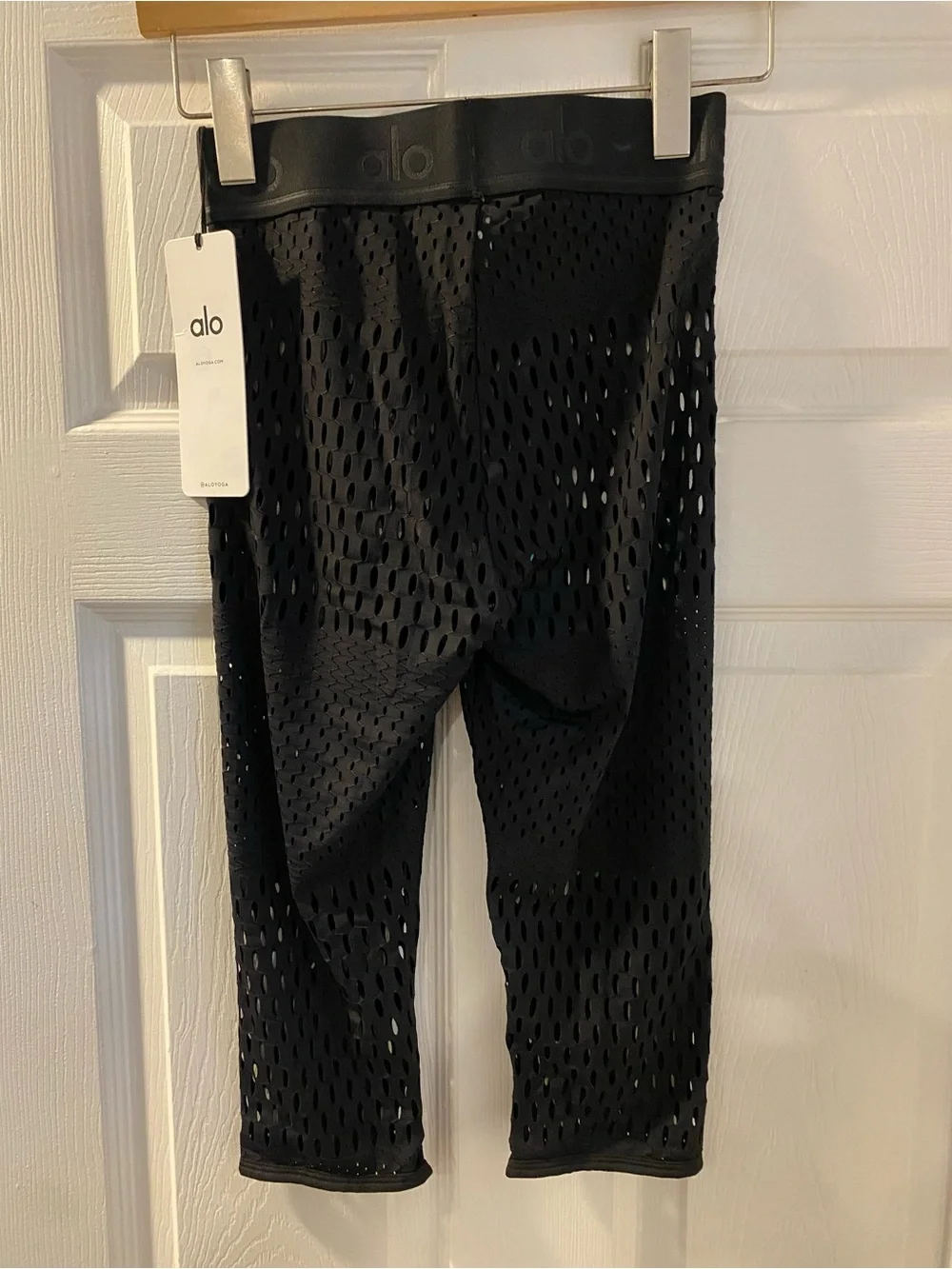 ALO mesh high waist haute summer Capri